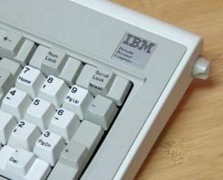Vintage IBM Model F Portable Mechanical Keyboard for 5155 Computer Spring Switch 3