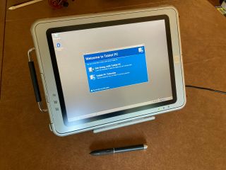 Hp/compaq Tc1100 Tablet Complete Set With Docking Station Etc.