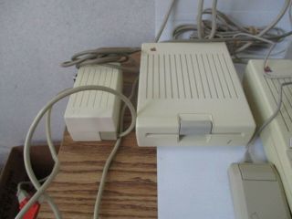 Apple IIc A2S4000 W/ Monitor W/ Mouse & 2 Disks Drives 3