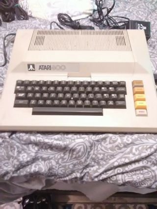 Atari 800 Computer With Power Supply And Extra Hook Ups