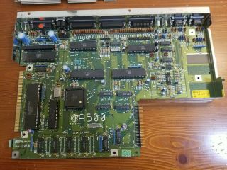 Amiga 500 Motherboard,  Ntsc Or Pal.  Rev 6a