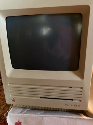 Vintage Apple Macintosh SE M5010 Keyboard Mouse Stand Image Writer II Printer 2