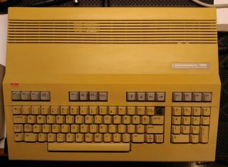 Commodore 128 Computer With Power Supply