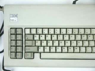 VINTAGE IBM PERSONAL COMPUTER AT BUCKING SPRING CLICKY KEYBOARD RJ45 CONNECTOR 2