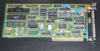 High Density (hd) Floppy And Cga Card For Vintage Pc Xt 8 - Bit Isa Computer
