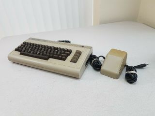 Vintage Commodore 64 C64 Computer Console W/ Power Adapter