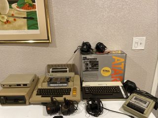 Atari 800 Computer And 800xl Computer With Accessories
