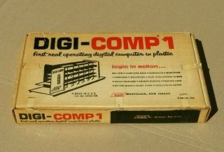 Vintage 1963 Esr Digi - Comp 1 Mechanical Digital Computer Rare