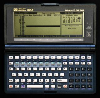 Hewlett - Packard Hp 200lx Palmtop Pc 2mb Ram & Manuals