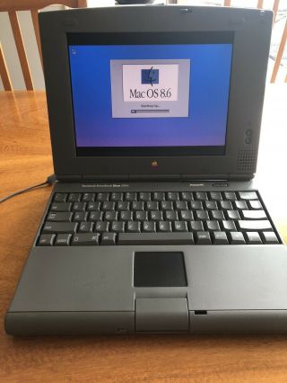 Apple Macintosh Powerbook Duo 2300c Powerpc 603e 100mhz 48mb Ram 120gb Hd Os 9.  1
