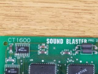Creative Sound Blaster Pro 2 CT1600 Vintage ISA DOS Audio Gaming Card 2