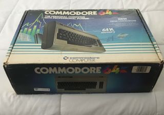 Vintage Commodore 64 1541 Disk Drive All Cables
