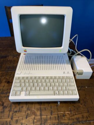 Vintage Apple Iic Computer,  Monitor And Power Supply (parts).  (description).