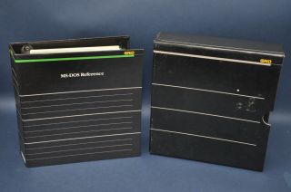 Rare Grid Gridcase Computer Software Ms - Dos & Reference Book 1985