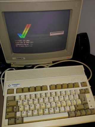 Commodore Amiga 600 Pal,  Kick 2.  0,  Seal Still Intact,  Pal Pal No Monitor