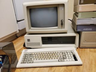 IBM PC 5160,  IBM Monitor,  XT - IDE w/external HDD,  IBM Manuals & tons of Software 3