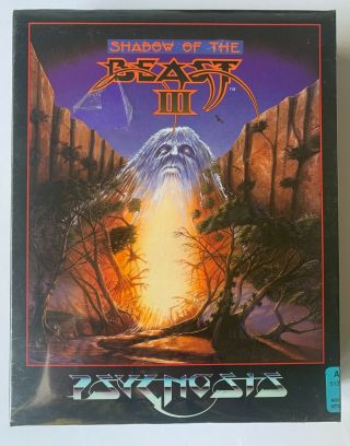 Shadow Of The Beast Iii Game 3.  5 " Disk For Commodore Amiga By Psychosis