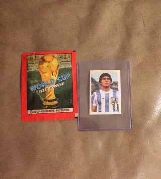 Maradona 1st World Cup Rookie Fks World Cup Special 82