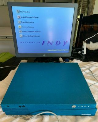Silicon Graphics Sgi Indy - 100 Mhz R4000 With Fpu,  64mb Ram,  24 Bit Graphics