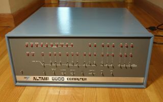 Vintage Mits Altair 8800 Computer And Popular Electronics January 1975.