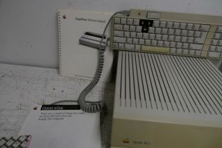 Apple IIGS Computer A2S6000,  Keyboard/Mouse/MANY MANUALS Parts/Repair 3