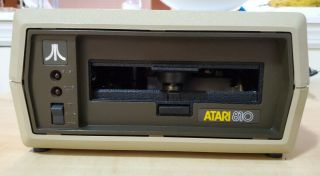 Atari 810 Disk Drive With Accessories - And