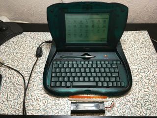 Apple Newton Emate 300 With Power Supply,  2 Batteries,  3 Styluses