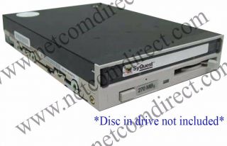 Syquest Sq3270s 270mb Scsi 50 Pin 3.  5 " Hh Internal Removable Mo Drive