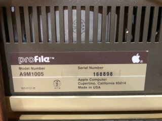 Apple III Bundle = Computer,  Monitor,  5MB Profile,  Floppy,  Silentype Printer 2