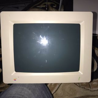 Applecolor Rgb Monitor High Resolution Analog Crt 12 " For Apple Iigs Not