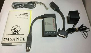Asante Mini En/sc - 10t Scsi Ethernet Adapter And Cable For Mac Macintosh