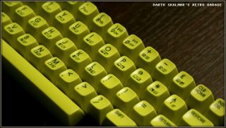 Commodore 64 Keyboard/tastatur (yellow) From Ds Retro Garage