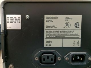 Ibm PC 5150,  5151 monitor,  Epson MX - 100III printer,  boxes 3