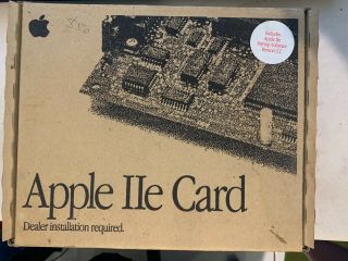 Apple Iie Card & Y - Cable Mac Lc Pds Vintage Rare Part Retail Box M0444x/d