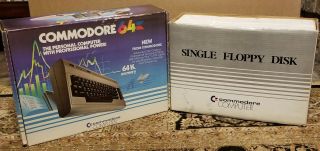Commodore 64 And 1541 Single Floppy Disc Nm In Nm Boxes (collectors Grail Find)