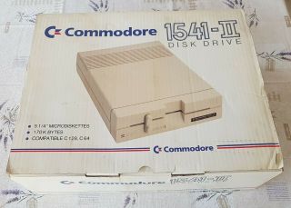 Commodore 1541 - Ii Floppy Disk Drive With Boxes,  Accessories,  Exrare