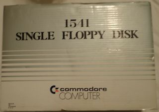 Commodore 64 Computer 1541 Disk Drive,  Box & Cables Powers Up 2