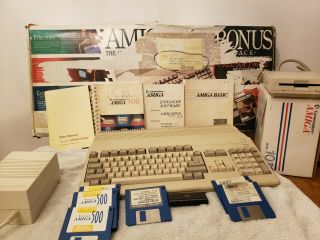 Commodore Amiga 500 With Vortext Atonce (parts)