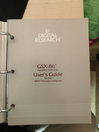 Digital Research CP/M - 86 for the IBM Personal Computer 3