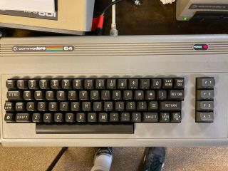 Commodore 64 Computer 2 - 1541 Drives Modem S/W Joysticks Mans,  C64 Box 3