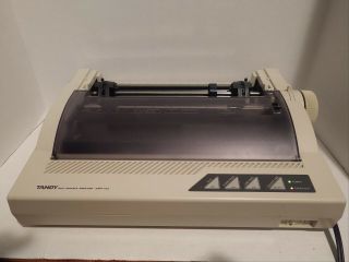 Tandy 1000 HX computer and DMP 133 plus accessories. 2