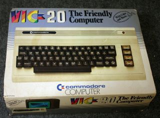 Commodore Vic - 20 Personal Home Computer With Box