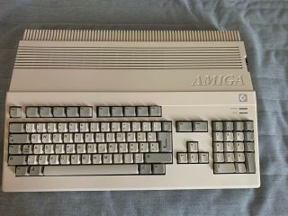 Amiga 500 With Oled Gotek.  With Power Supply/mouse.  Pal