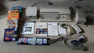 Commodore Amiga 500,  Starter Kit,  External Disk Drive,  Games