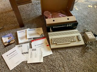 Commodore 64C Personal Computer Box Power Cord 2