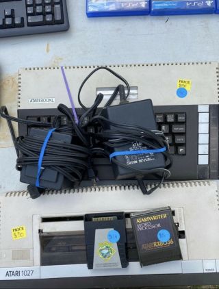 Atari 800 Xl Computer And Atari 1027 W/power.  Comes With Monitor And Frogger