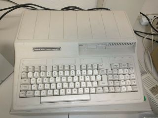 Tandy 1000 Personal Computer Hx Model 25 - 1053 Powers On Boots Reads Drive 2 Disc