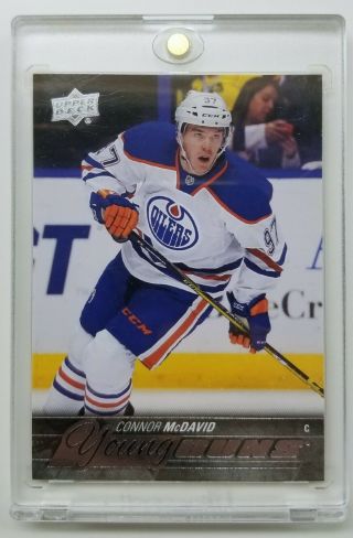 Connor Mcdavid Young Guns 2015 - 16 Upper Deck Rookie Rc 201