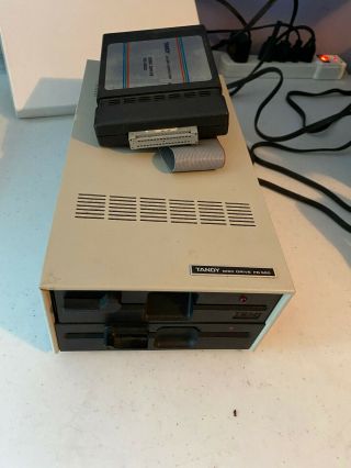 Tandy Color Computer Fd - 500 Controller And Dual Floppy Drive