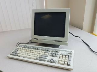 Wyse Wy - 60 Vintage Terminal Monitor 900109 - 07 With Keyboard